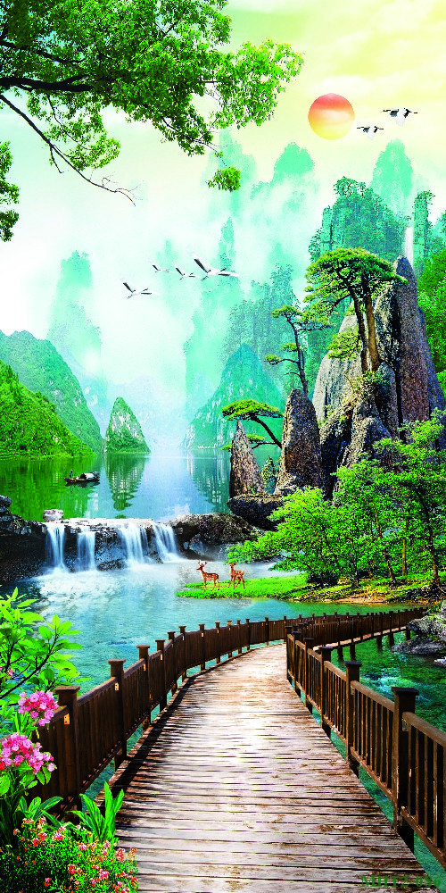 Phong cảnh sơn thủy hữu tình MHT2-086